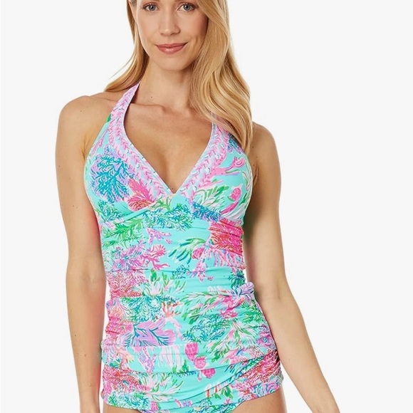 Lilly Pulitzer Bliss Halter Tankini Size 4 - Picture 1 of 3